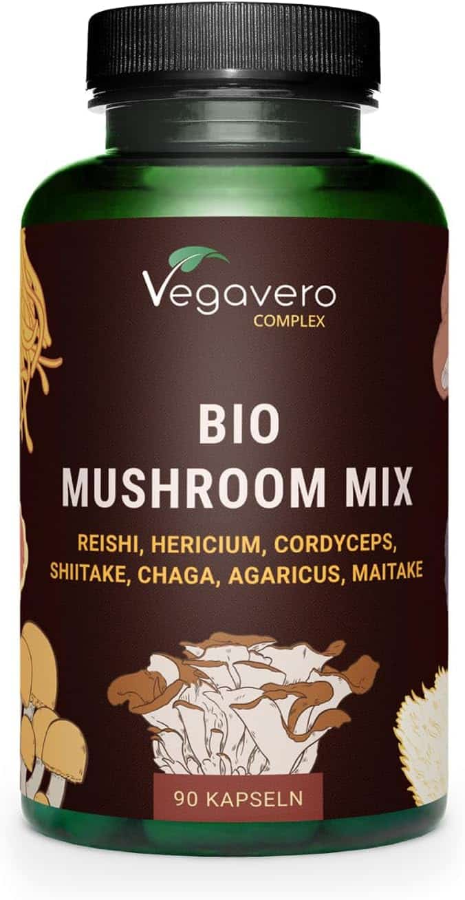 Envase de BIO Mushroom Complex Vegavero