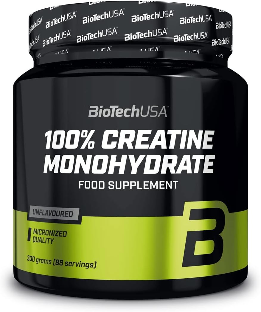 Envase de BioTechUSA 100% Creatine Monohydrate 300 g