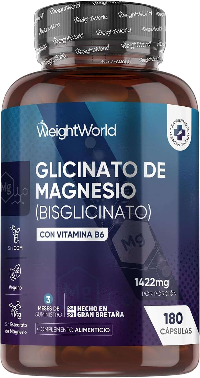 WeightWorld glicinato de magnesio con vitamina B6