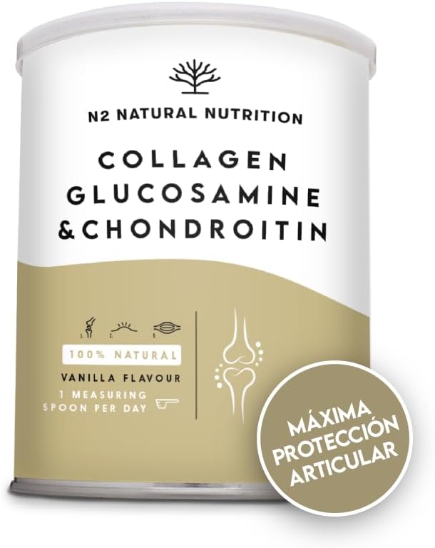 N2 Natural Nutrition glucosamina y condroitina complex con colágeno para articulaciones