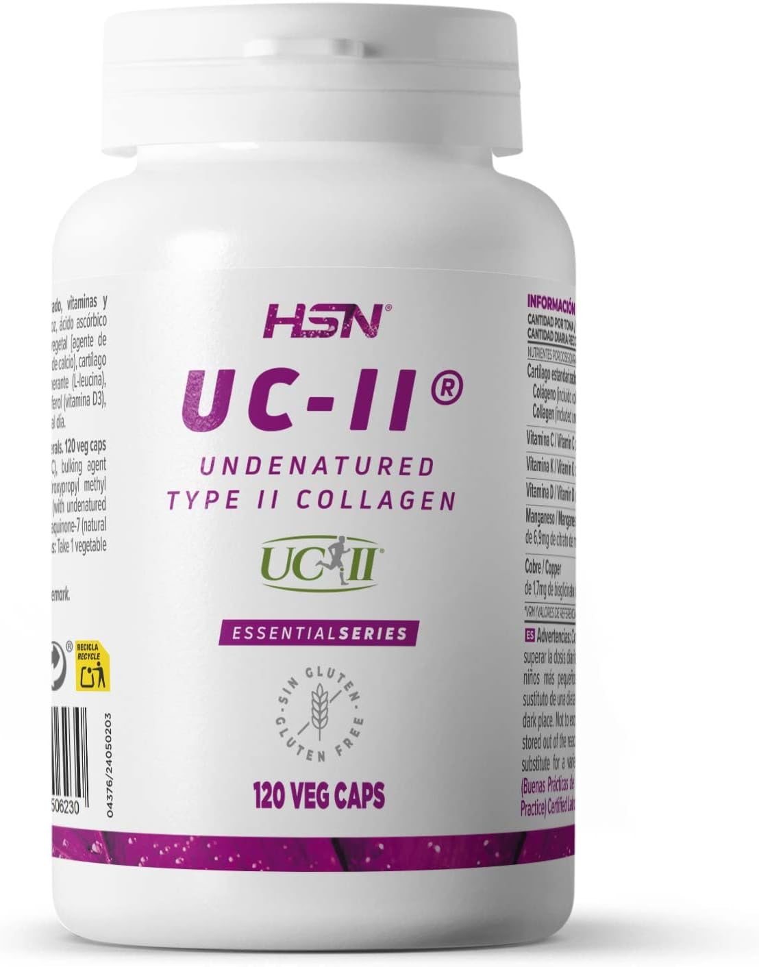 HSN UC-II colágeno tipo II no desnaturalizado para articulaciones
