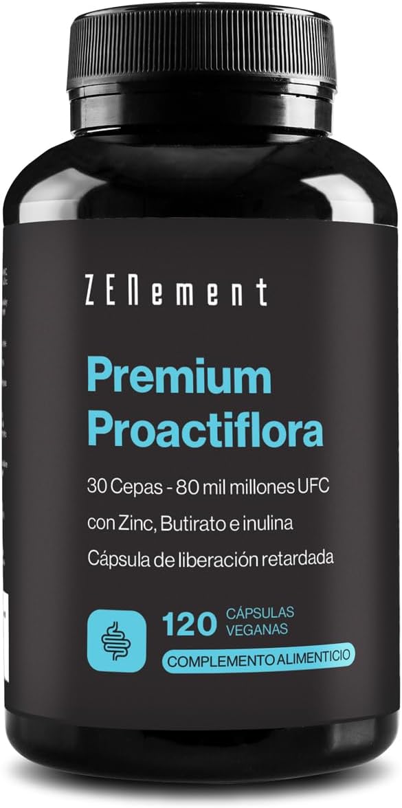 Bote de Proactiflora probiótico con prebióticos y postbióticos