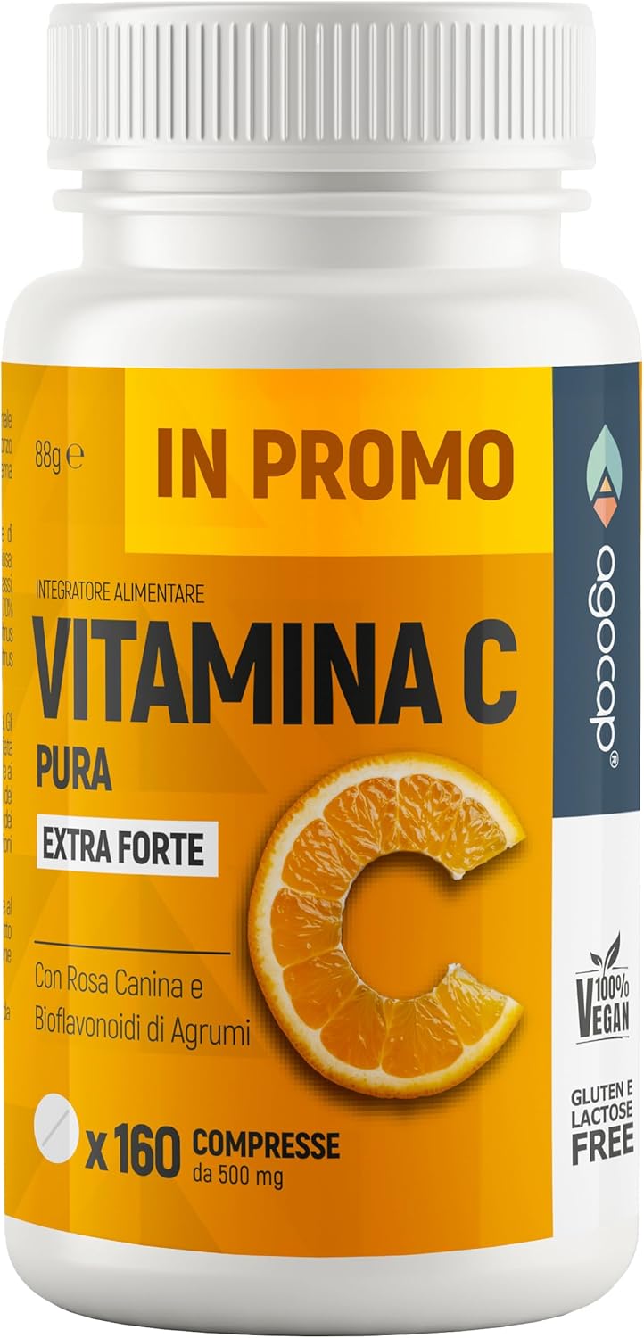 Suplemento de vitamina C 1000 mg con bioflavonoides 160 comprimidos